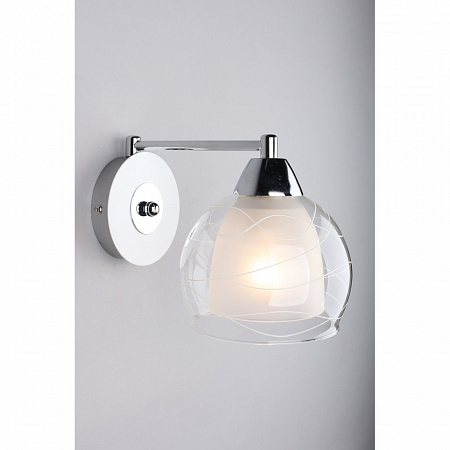 OML-28311-01 OMNILUX бра Saragossa, белый и хром
