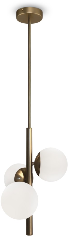 FR5199PL-03BS FREYA подвесной светильник Zing, латунь, E27*3*60W