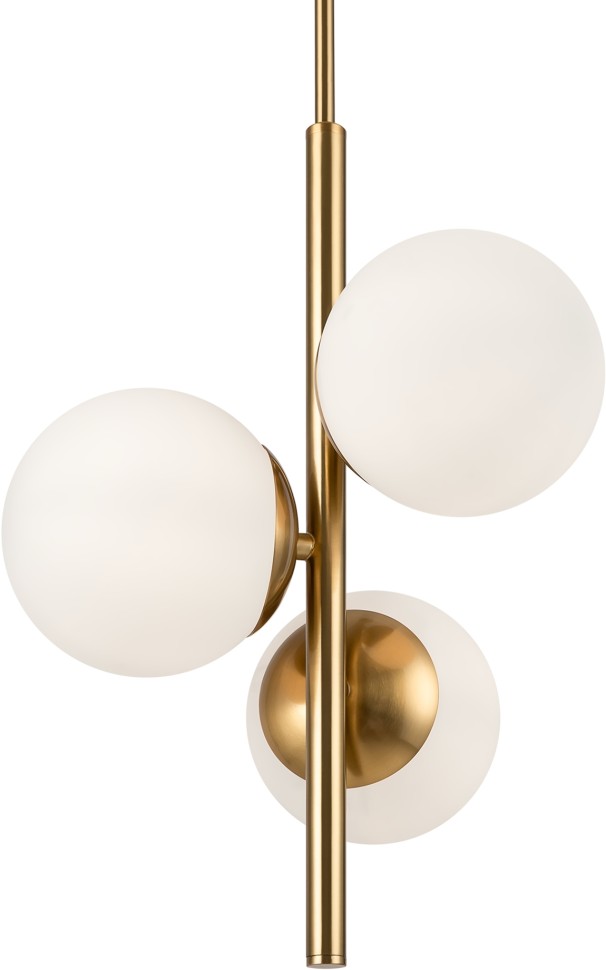 FR5199PL-03BS FREYA подвесной светильник Zing, латунь, E27*3*60W