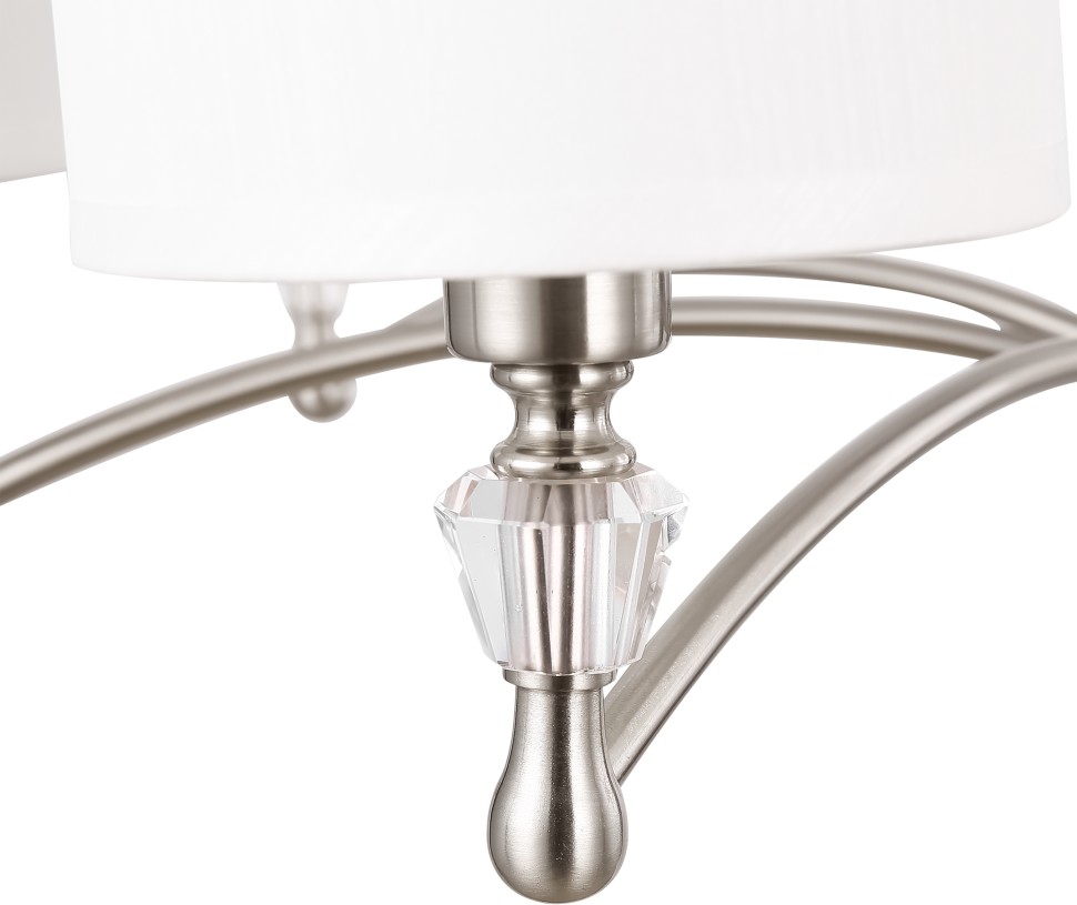 FR1007PL-07N FREYA подвесная люстра Riverside, никель, E14*7*40W