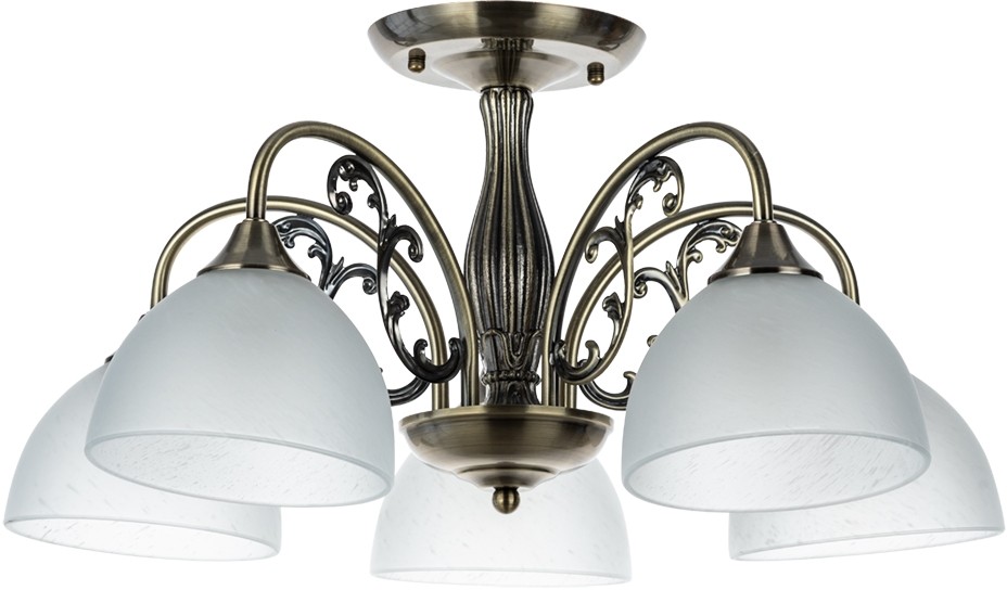 A3037PL-5AB Arte Lamp потолочная люстра Spica бронза, Е27*5, 57см диаметр