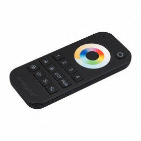  023473 Arlight Пульт SMART-R22-MULTI Black (4 зоны, 2.4G)