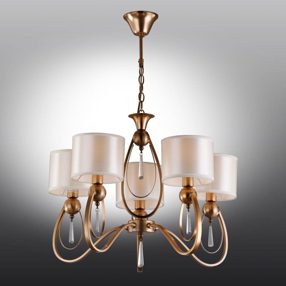 OML-63813-05 OMNILUX подвесная люстра Mellitto, бронза, белый, E14*5*40W