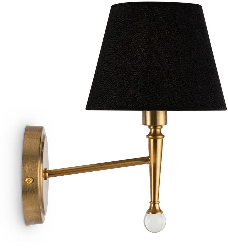 FR5190WL-01BS FREYA бра Rosemary, черный плафон, E14*1*40W