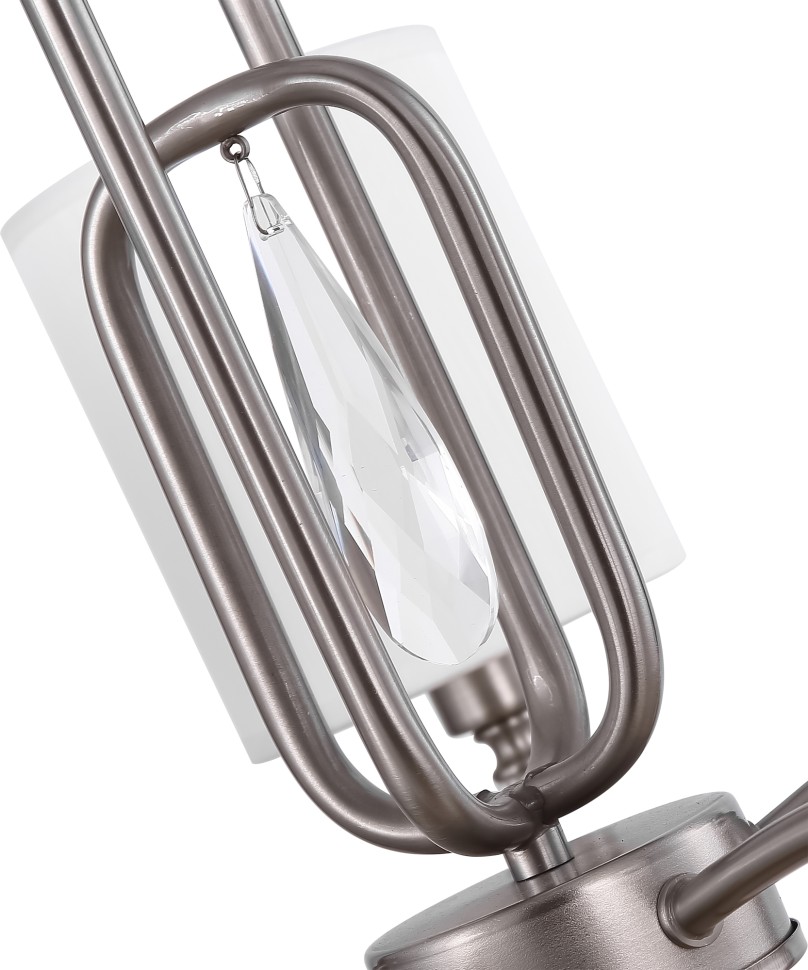 FR1007PL-05N FREYA подвесная люстра Riverside, никель, E14*5*40W