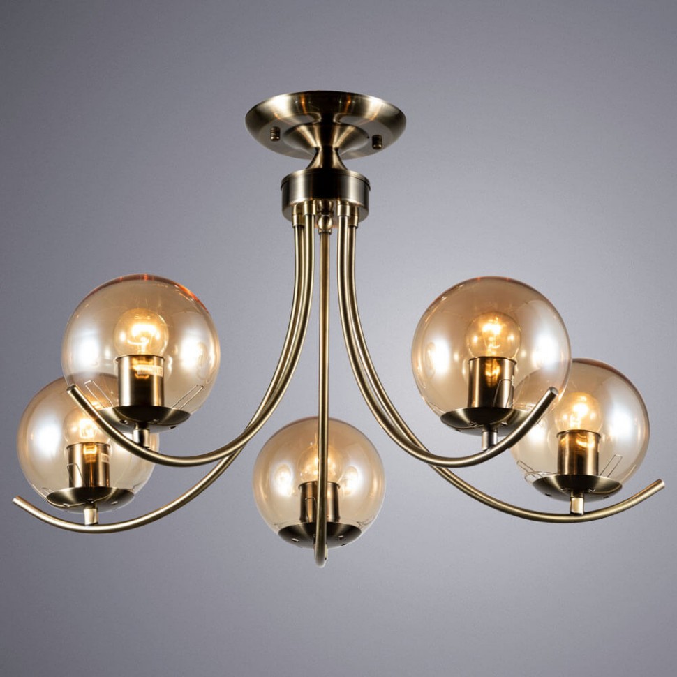 A2715PL-5AB Arte Lamp потолочная люстра Scarlett 5 ламп E27*60W