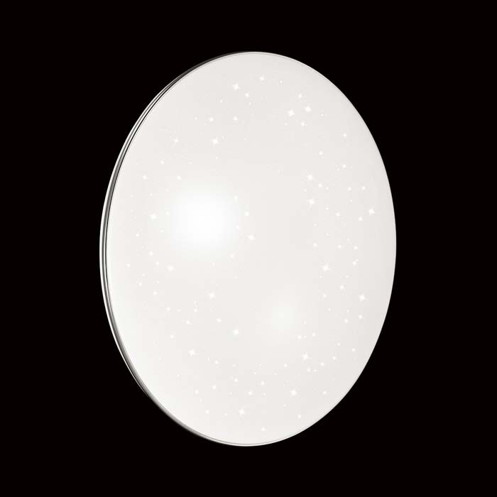 2052/DL SONEX Влагозащищенный светодиодный настенно-потолочный светильник ABASI, 48Вт, 4000K, D410мм, IP43, 3400Lm