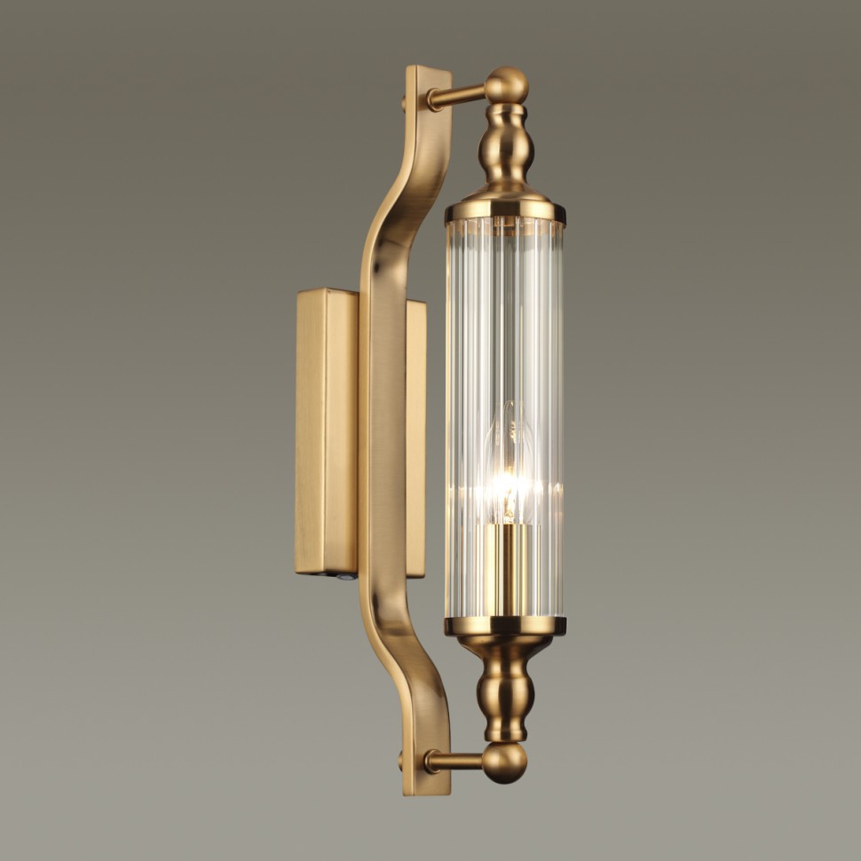 4943/1W Odeon Light настенный влагозащищенный IP44 светильник TOLERO, бронза