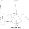 A4086LM-4CC ARTE LAMP Rondo подвесная люстра, хром, E14*4*40W