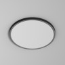 DK6522-BK Denkirs Thin накладной потолочный светодиодный 36W светильник с переключателем цветовой температуры на корпусе 3000K-4000K-6500K, черный, 40см