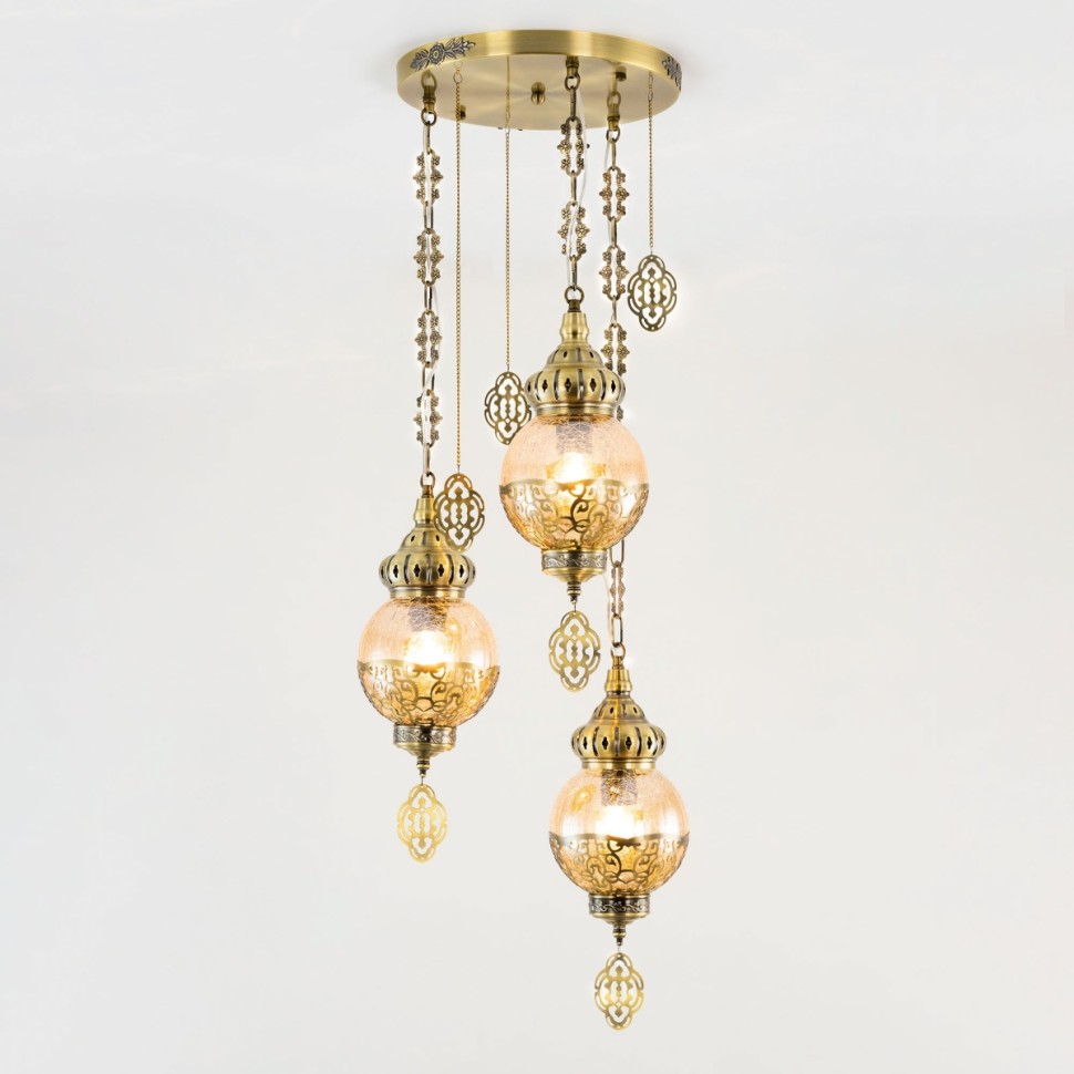 CL419133 CITILUX Каир светильник подвесной в арабском стиле, E27*3*75W