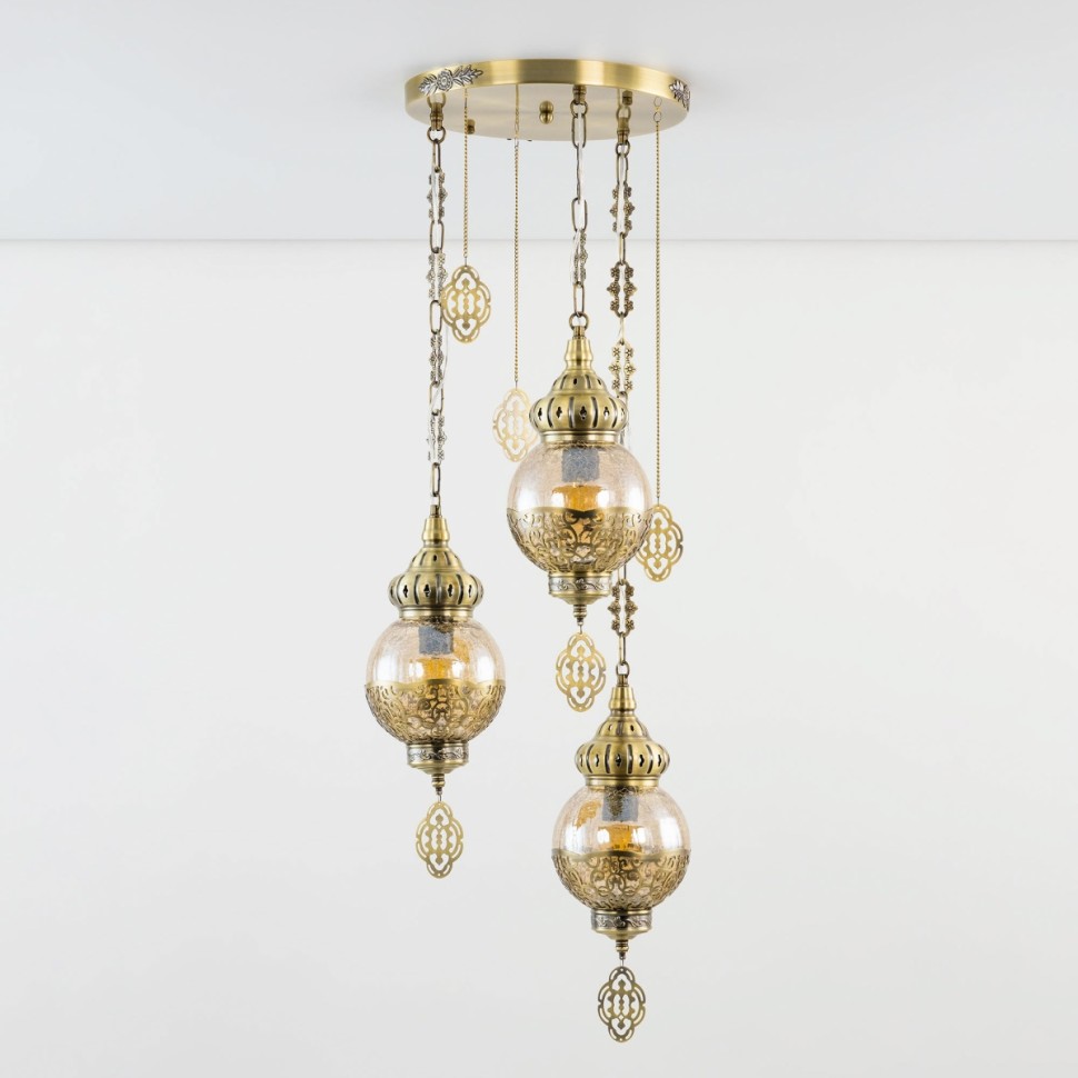 CL419133 CITILUX Каир светильник подвесной в арабском стиле, E27*3*75W
