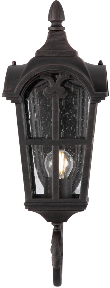 O413WL-01BZ1 MAYTONI настенный уличный светильник Albion, черный, коричневый, вверх