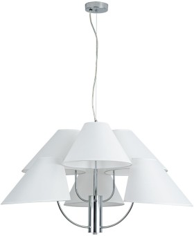 A4086LM-6CC ARTE LAMP Rondo подвесная люстра, хром, E14*6*40W