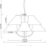 A4086LM-6CC ARTE LAMP Rondo подвесная люстра, хром, E14*6*40W