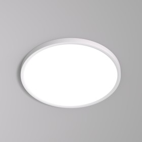 DK6522-WH Denkirs Thin накладной потолочный светодиодный 36W светильник с переключателем цветовой температуры на корпусе 3000K-4000K-6500K, белый, 40см