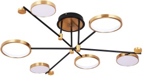A1364PL-6PB ARTE LAMP светодиодная люстра на штанге Holly с пультом 60W, 3000-6400K, черный, медь