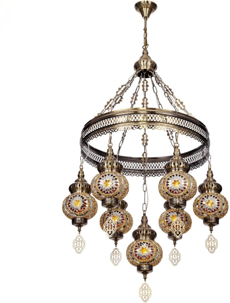 CL419165 CITILUX Каир мозаичная подвесная люстра в арабском стиле, E27*7*75W