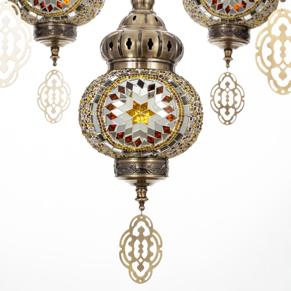 CL419165 CITILUX Каир мозаичная подвесная люстра в арабском стиле, E27*7*75W