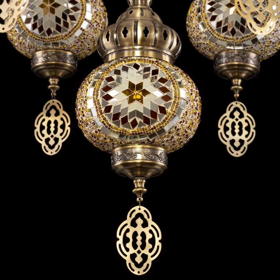 CL419165 CITILUX Каир мозаичная подвесная люстра в арабском стиле, E27*7*75W
