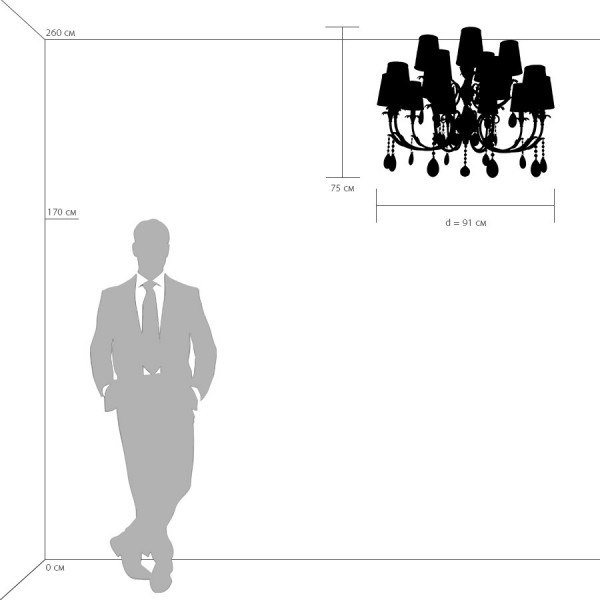 691151 Osgona Подвесная люстра CAPPA