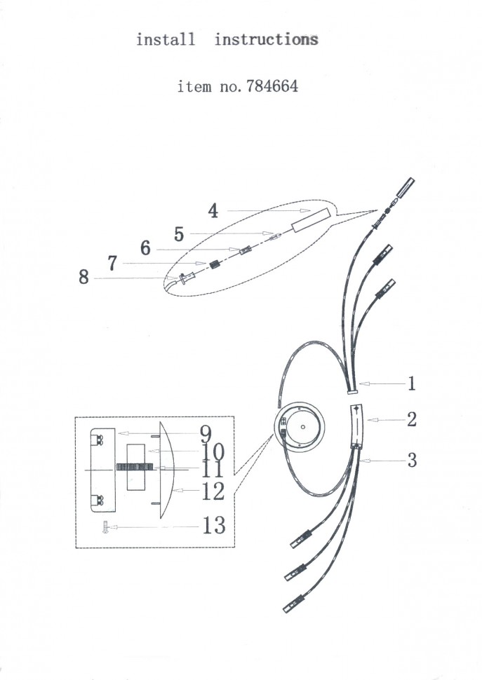 784664 Lightstar Бра OVALE