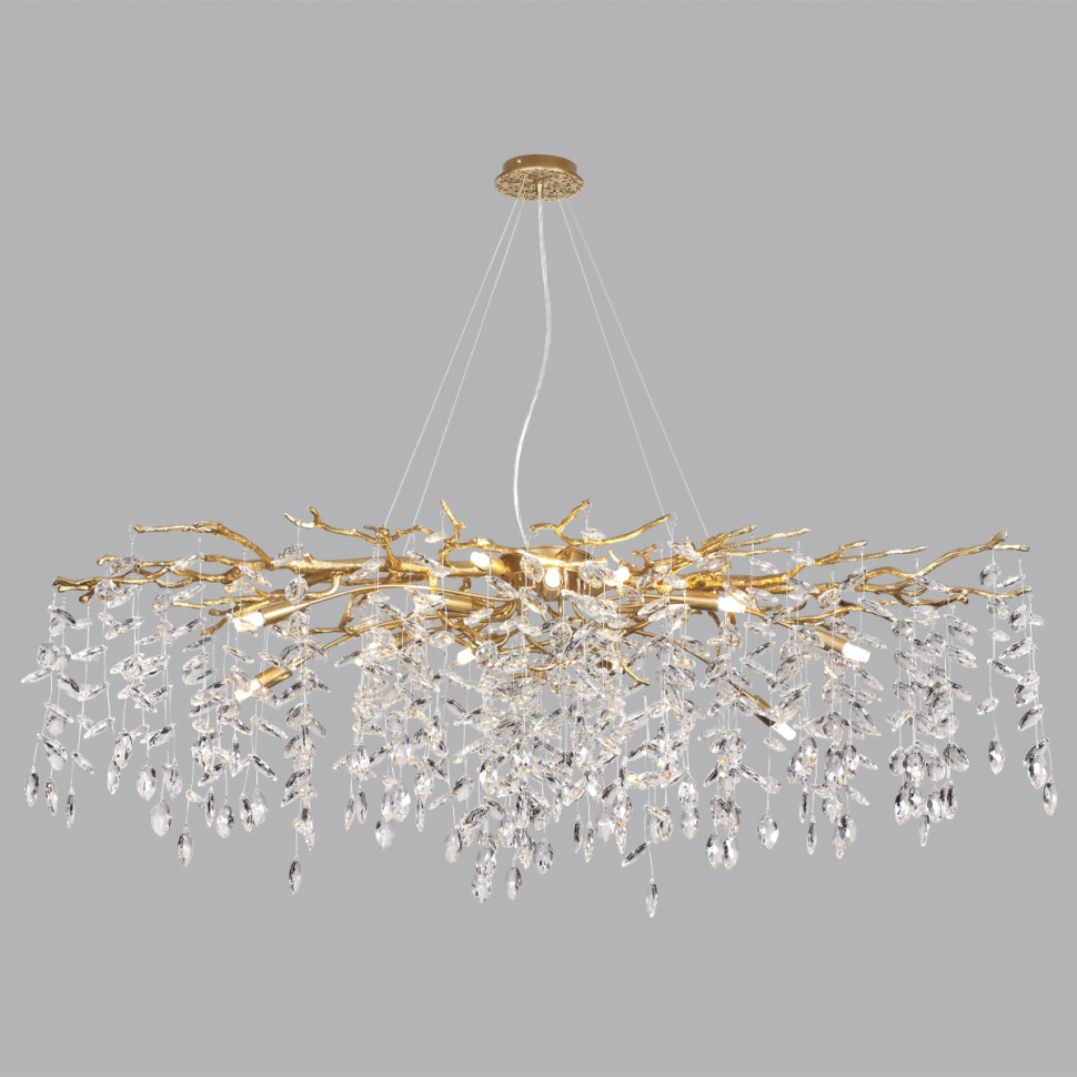 4969/14 Odeon Light Delica Подвесная люстра Хрусталь, 120х45см, G9*14*40W