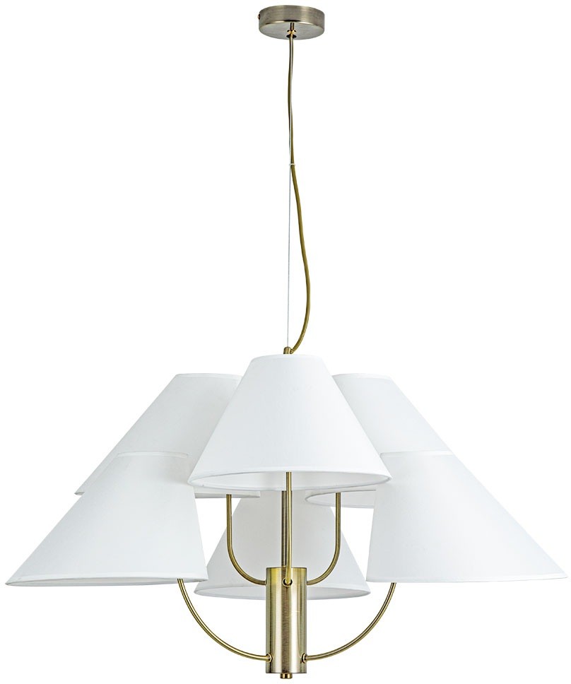A4086LM-6AB ARTE LAMP Rondo подвесная люстра, бронза, E14*6*40W