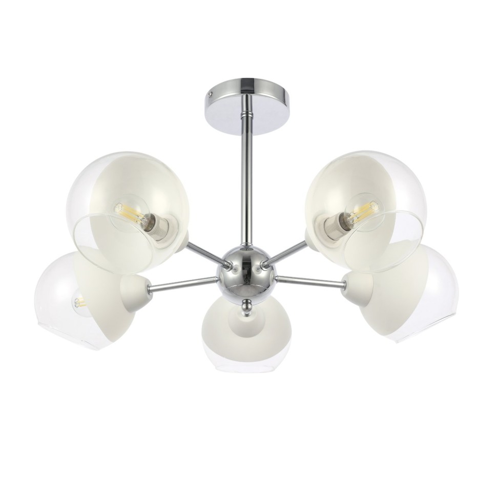 SLE102702-05 EVOLUCE потолочная люстра Giorte, E14*5*40W, хром