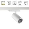 359571 NOVOTECH PORT белый трехфазный трековый светодиодный светильник HELIX, IP20, 25W, 3000K, EUROTRACK 220V, угол рассеивания 36 градусов
