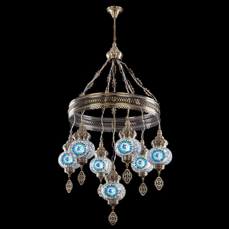 CL419166 CITILUX Каир разноцветная подвесная люстра в арабском стиле, E27*7*75W