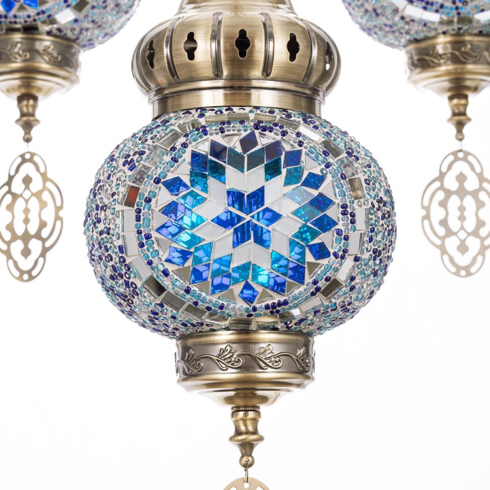 CL419166 CITILUX Каир разноцветная подвесная люстра в арабском стиле, E27*7*75W