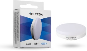 7775 Voltega Simple светодиодная лампа &quot;таблетка&quot; GX53, 12W, 4000K