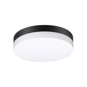 358882 NOVOTECH STREET Светильник ландшафтный светодиодный настенно-потолочный OPAL, черно-белый, IP54, 18W, 4000K, 1700Lm, диаметр 204мм