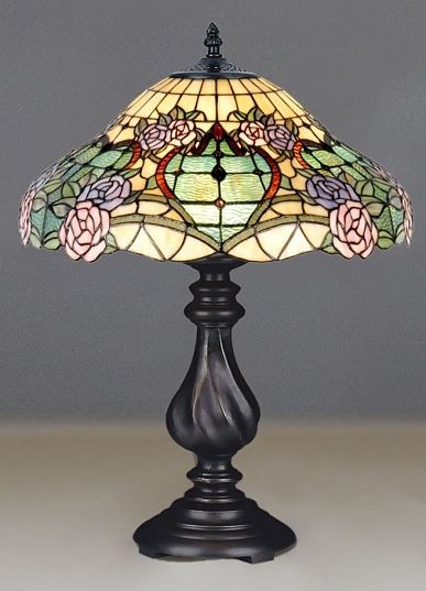 842-804-01 Velante Настольная лампа в стиле Тиффани
