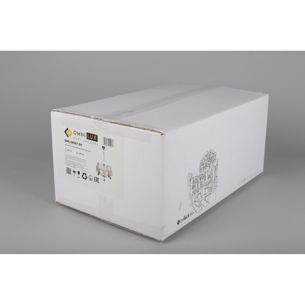 OML-28507-05 OMNILUX подвесная люстра Stelvio
