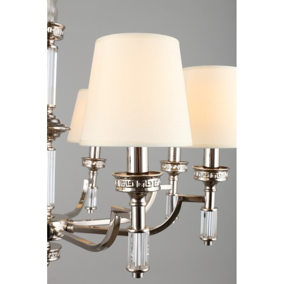 APL.716.03.08 APLOYT Подвесная люстра Patricia, хром, E14*8*40W