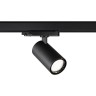 359574 NOVOTECH PORT черный трехфазный трековый светодиодный светильник HELIX, IP20, 25W, 3000K, EUROTRACK 220V, угол рассеивания 15 градусов