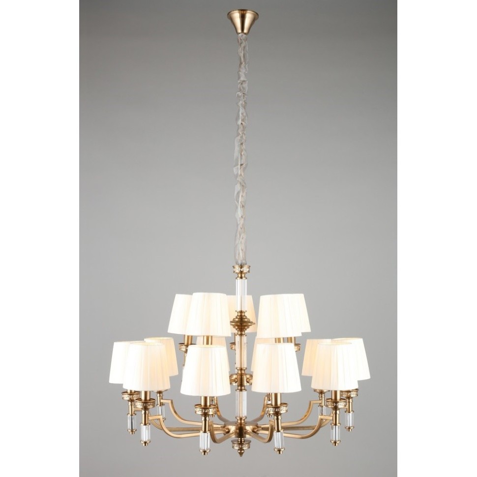 APL.716.13.15 APLOYT Подвесная двухярусная люстра Patricia, бронза, E14*15*40W