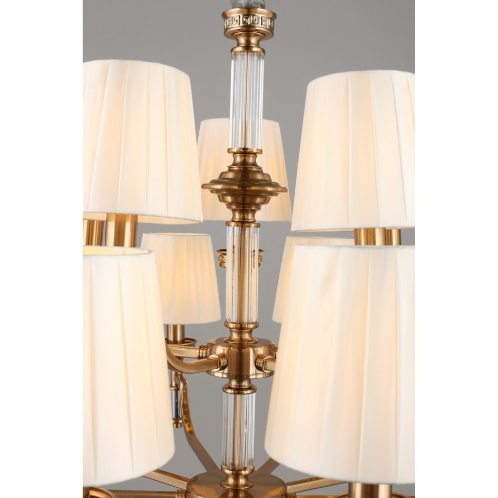 APL.716.13.15 APLOYT Подвесная двухярусная люстра Patricia, бронза, E14*15*40W