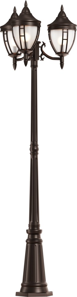 O026FL-03B Maytoni Уличный фонарный столб Rivoli 215см, черный