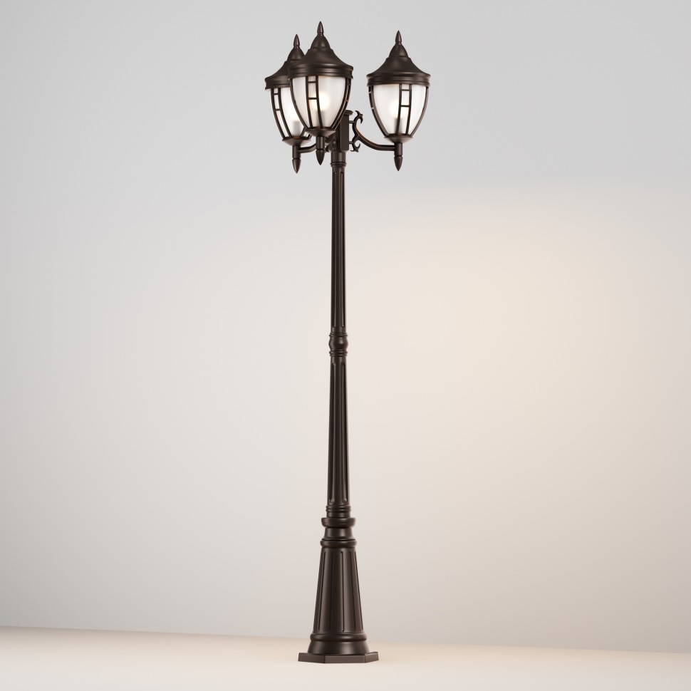 O026FL-03B Maytoni Уличный фонарный столб Rivoli 215см, черный