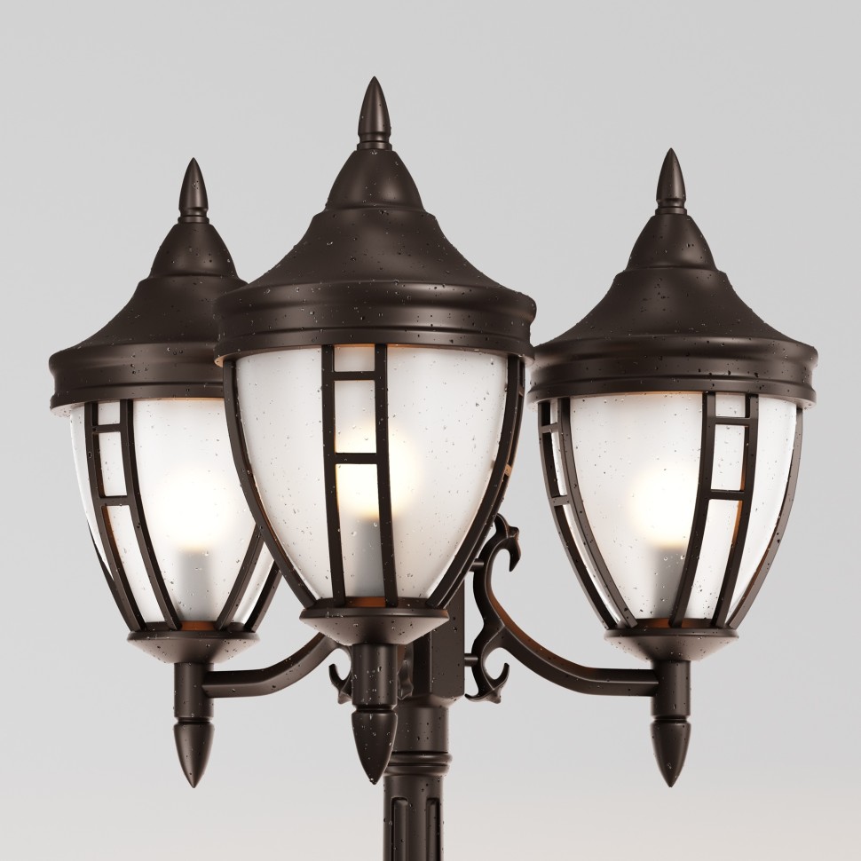 O026FL-03B Maytoni Уличный фонарный столб Rivoli 215см, черный