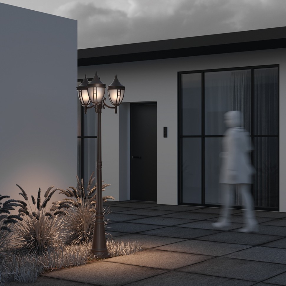 O026FL-03B Maytoni Уличный фонарный столб Rivoli 215см, черный