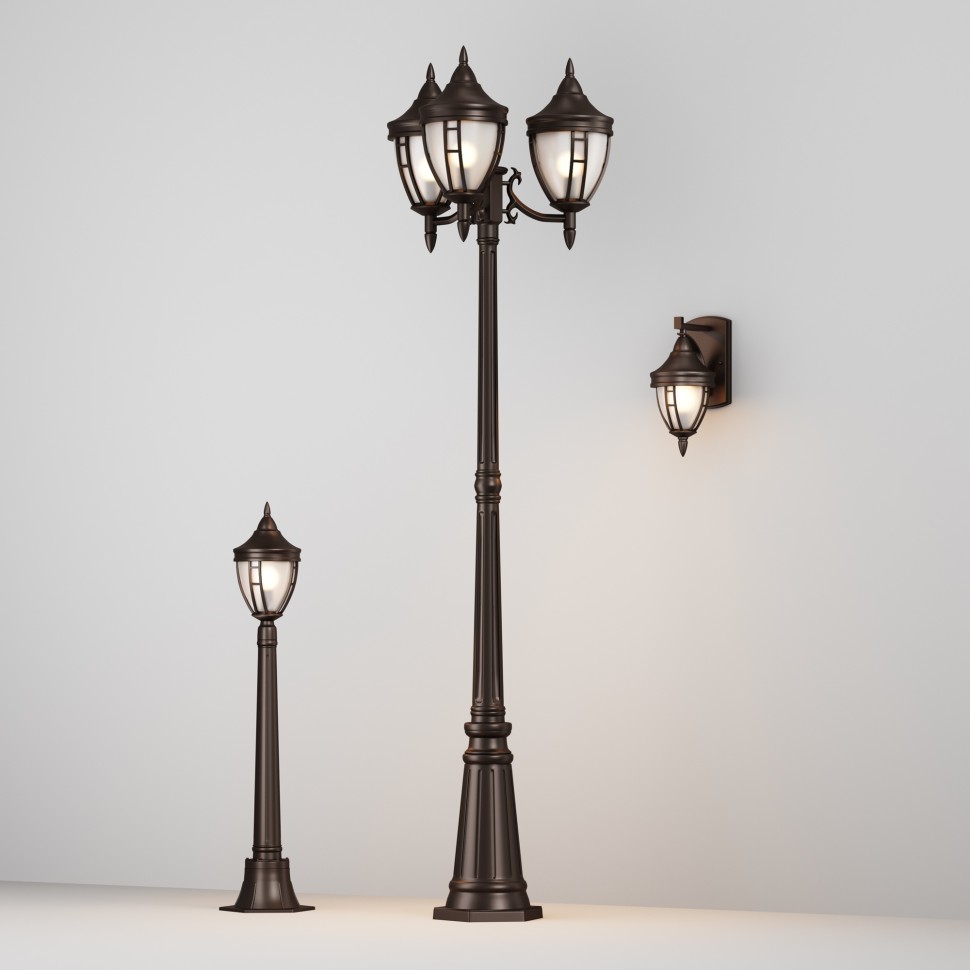 O026FL-03B Maytoni Уличный фонарный столб Rivoli 215см, черный