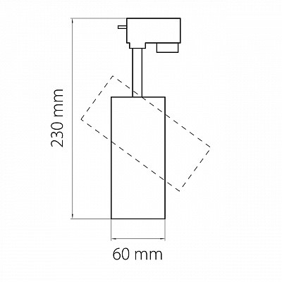 228237  Lightstar Трековый светодиодный светильник Volta 