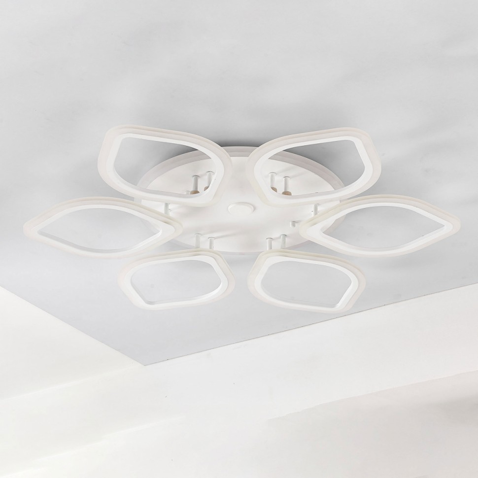 CL236A160E CITILUX светодиодная потолочная люстра с пультом, с управлением смартфоном, с подсветкой RGB