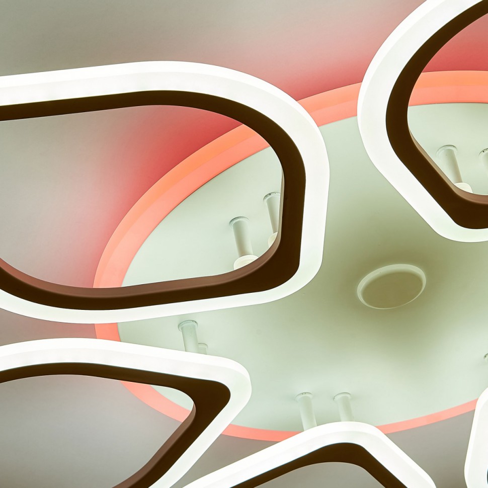 CL236A160E CITILUX светодиодная потолочная люстра с пультом, с управлением смартфоном, с подсветкой RGB