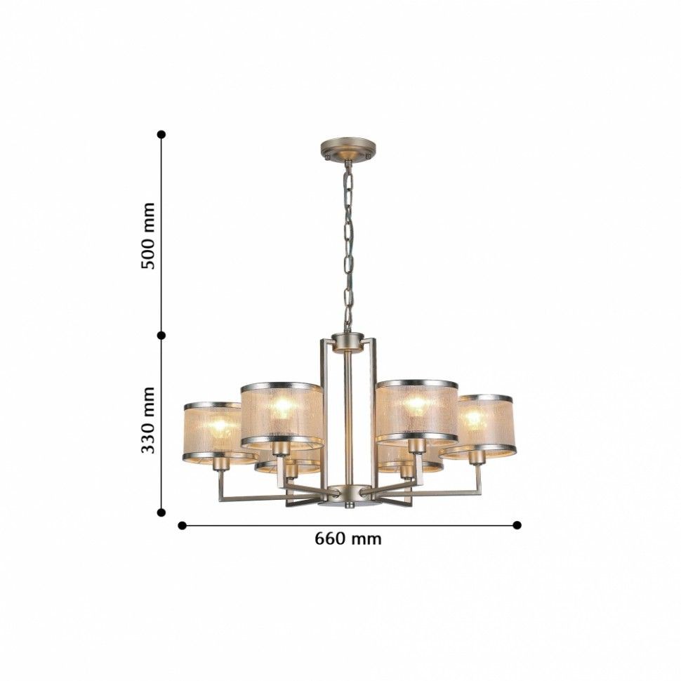 2487-6P F-Promo подвесная люстра Bonbon, E14*6*40W, 66см