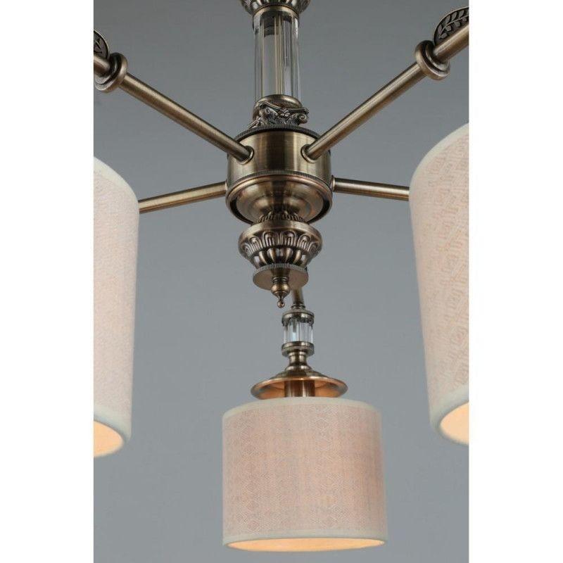 OML-64307-05 OMNILUX потолочная люстра Rovigo, бронза, белый, E14*5*40W